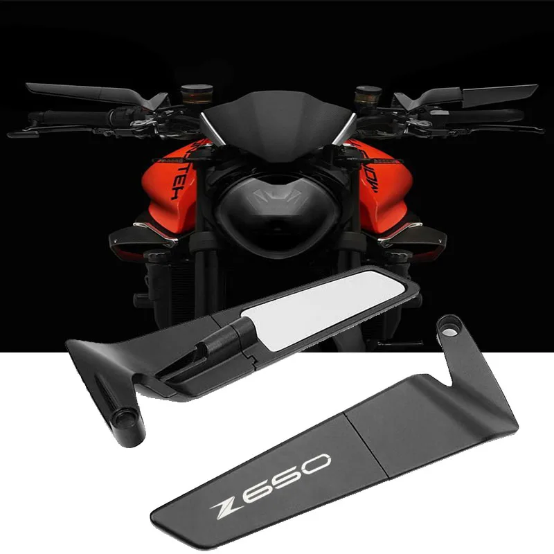 

for Kawasaki Z650 Z 650 Suitable new motorcycle modified fixed wind wing adjustable CNC Aluminum rearview mirror