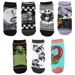 Disney Nightmare Before Christmas Children Socks Mesh Boat Socks Cute Boys Girls Cartoon Thin Cotton Socks Kid Birthday Gifts