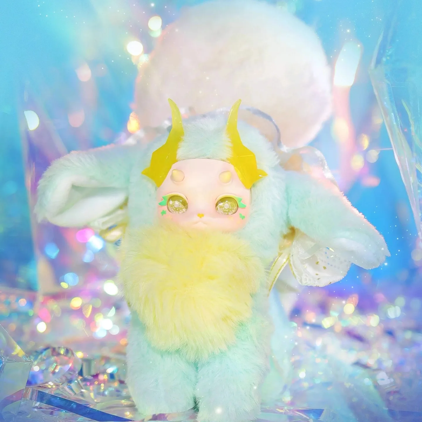 オリジナルトゥトルンV3ブラインドボックス虹色クリスタルシリーズキュートビニールぬいぐるみおもちゃミステリーサプライズボックスアクションフィギュアハロウィンギフト