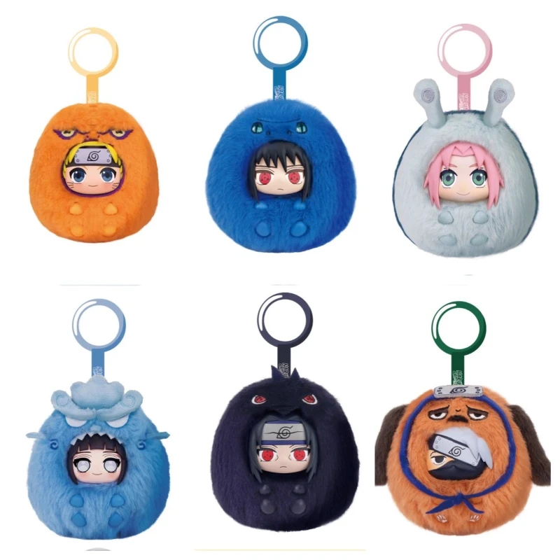 

New Original Naruto Figure Naruto Blind box Shippuden Party Keychain Series Stuffed Plush Handmade Ornament Toy Collection Gift