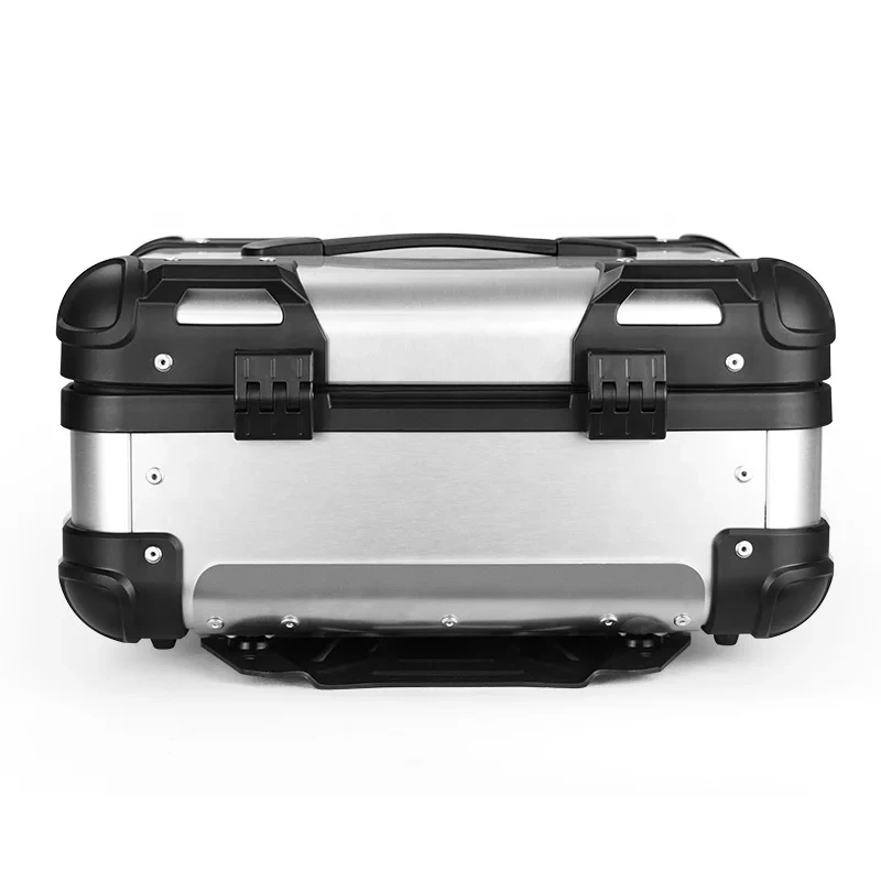 Factory Hot Selling 22L Silver High Quality Top Moto Aluminium White