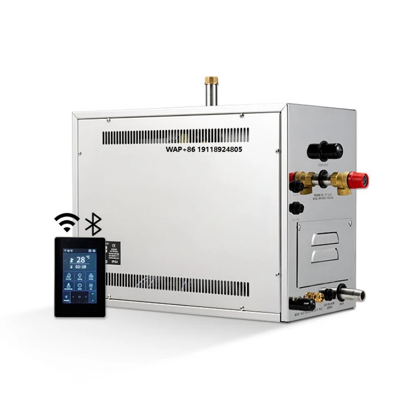 

App&WiFi Bluetooth Turkish 12KW Sauna Steam Bath Generator for Hammam Spa With Speaker