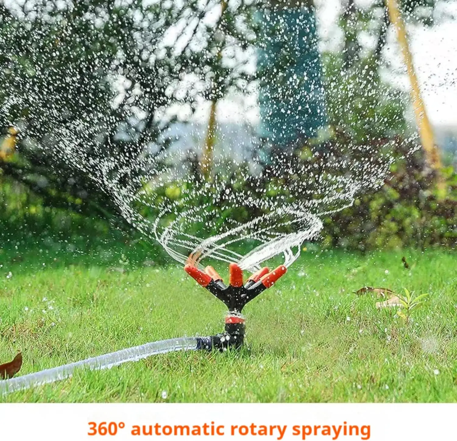 2pcs Can Be Connected Garden Automatic Rotary Sprinkler Garden Garden Irrigation Lawn Spray Watering Sprinkler,for Watering