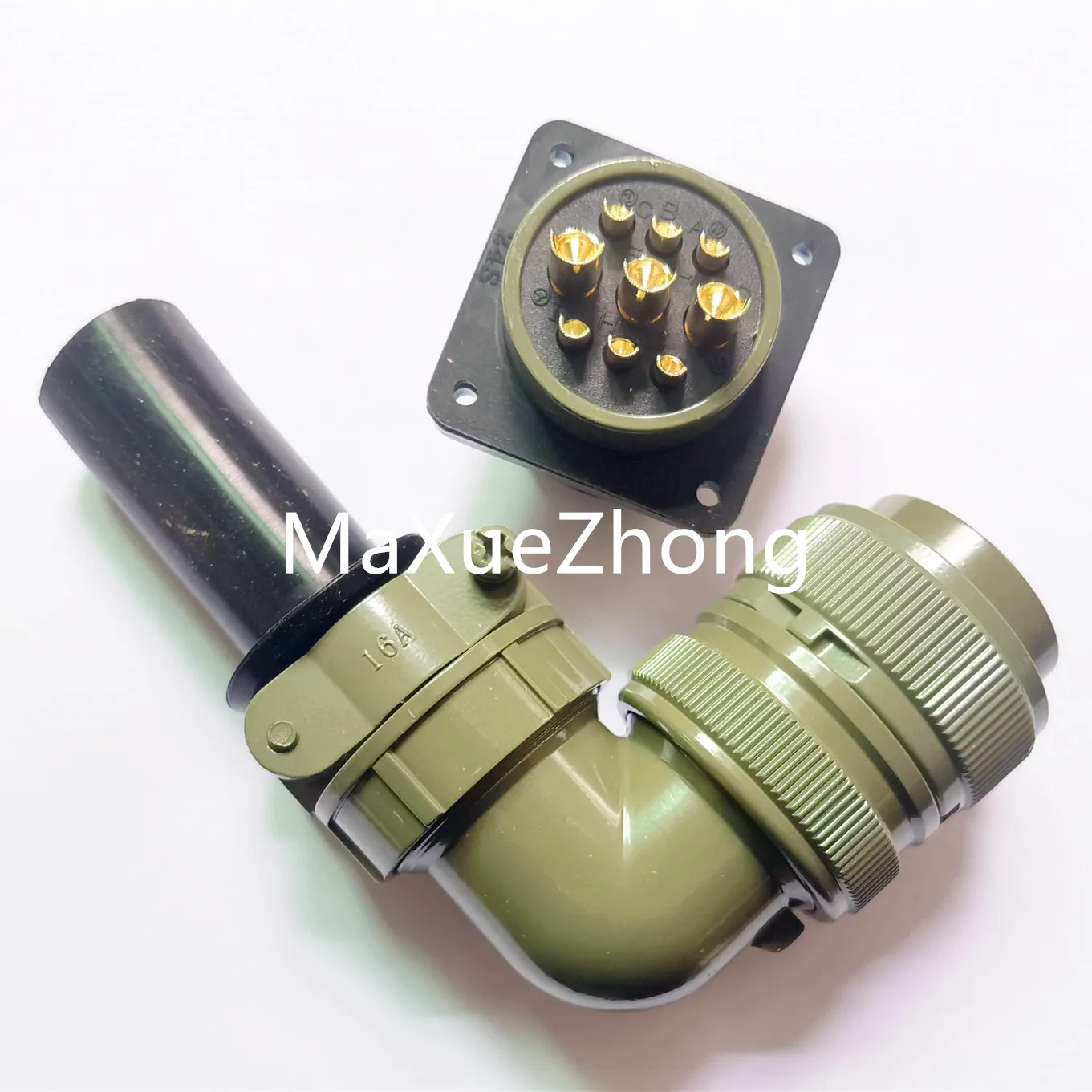 Original new 100% 5015 MS3108A24-11S MS3102A24-11P 9 core American Standard aviationplug bent core waterproof connector