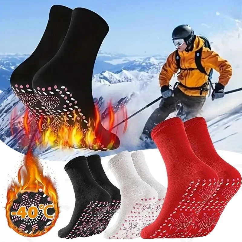 Unisex Thermal Heated Socks Breathable Massage Design Promotes Circulation for Ski Trips Cold Weather and Relaxing Home Use