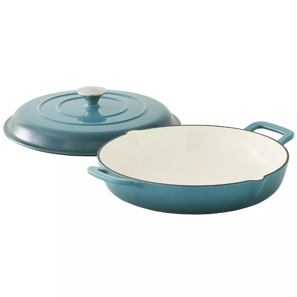 

3.5-qt. Enameled Cast-Iron Braiser with Lid