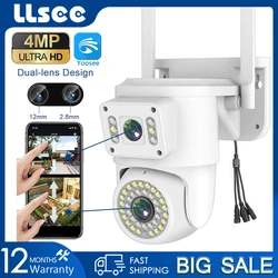 LLSEE, 4MP,2K CCTV camera WIFI, wireless camera Yoosee, PTZ outdoor IP security camera, color night vision, AI tracking，ONVIF