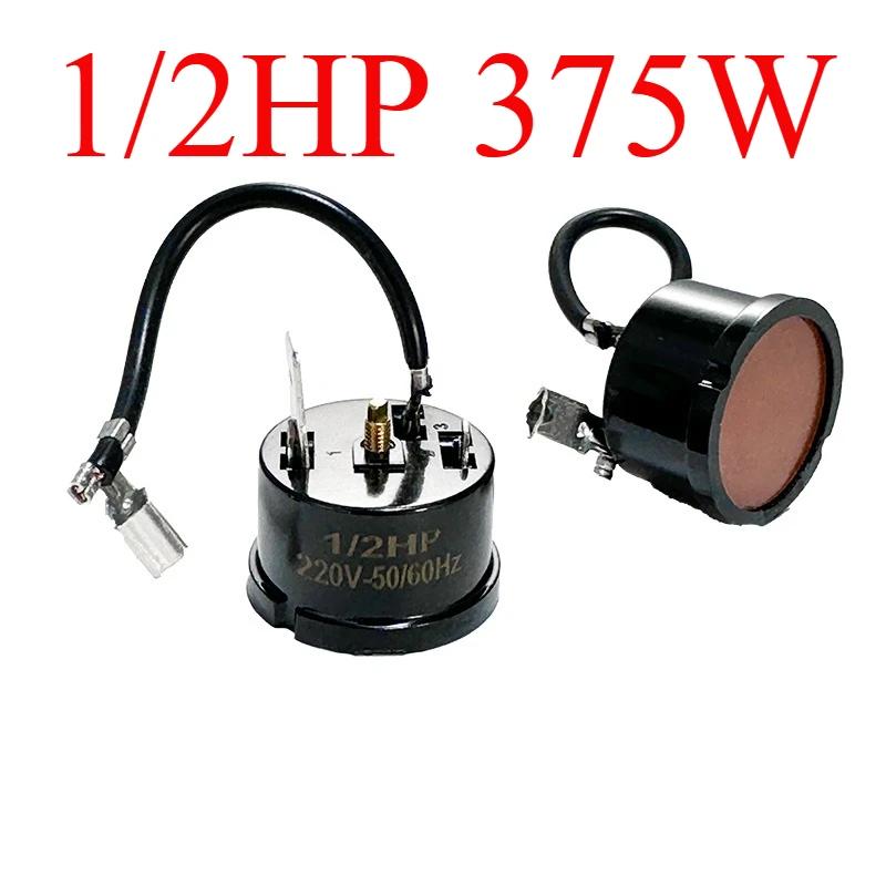 Original Refrigerator Overload Thermal Protector Compressor Protector 1/2HP 375W Refrigerator Starter Relay
