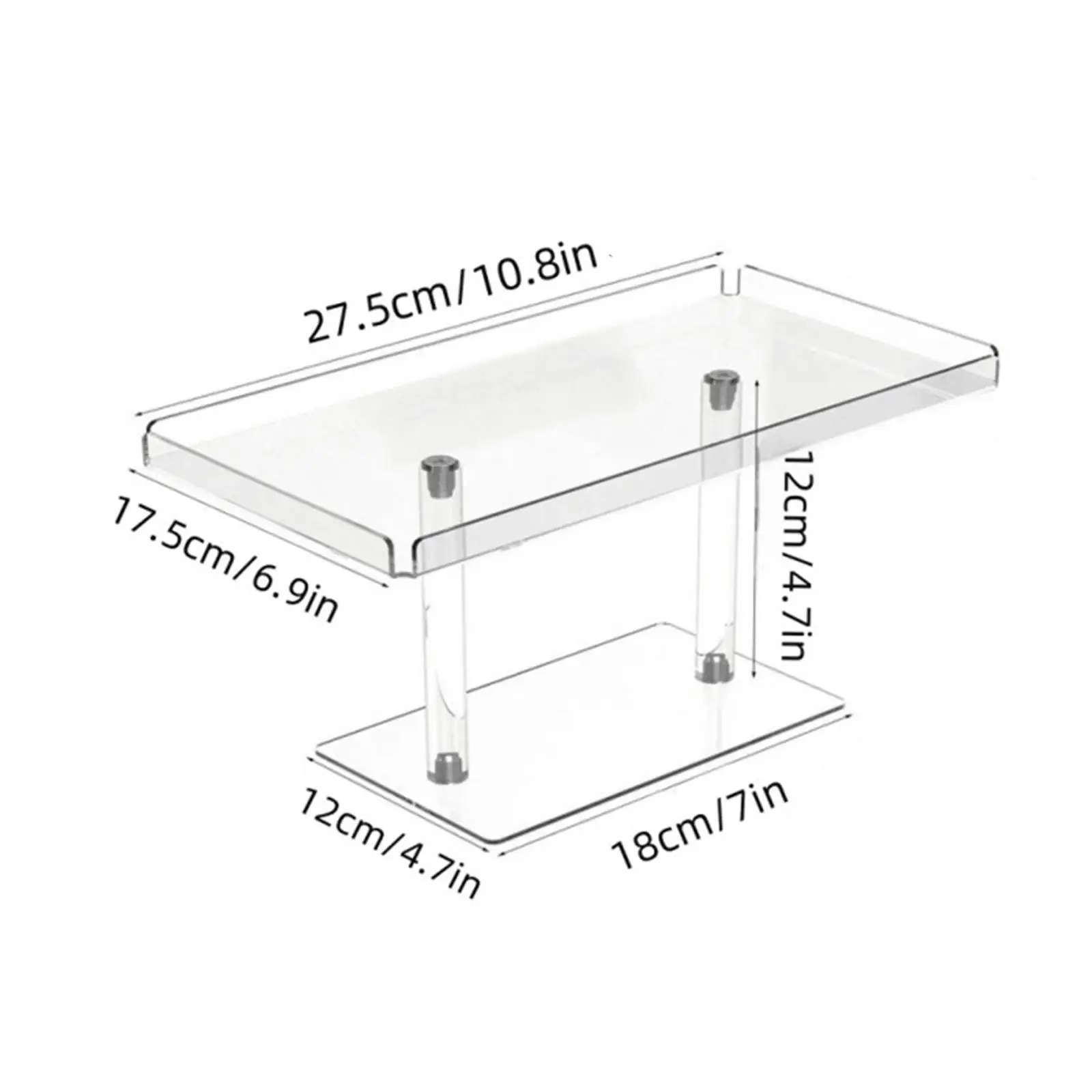 Acrylic Cupcake Display Stand Dessert to Clean Decorative Gift Sturdy Perfume