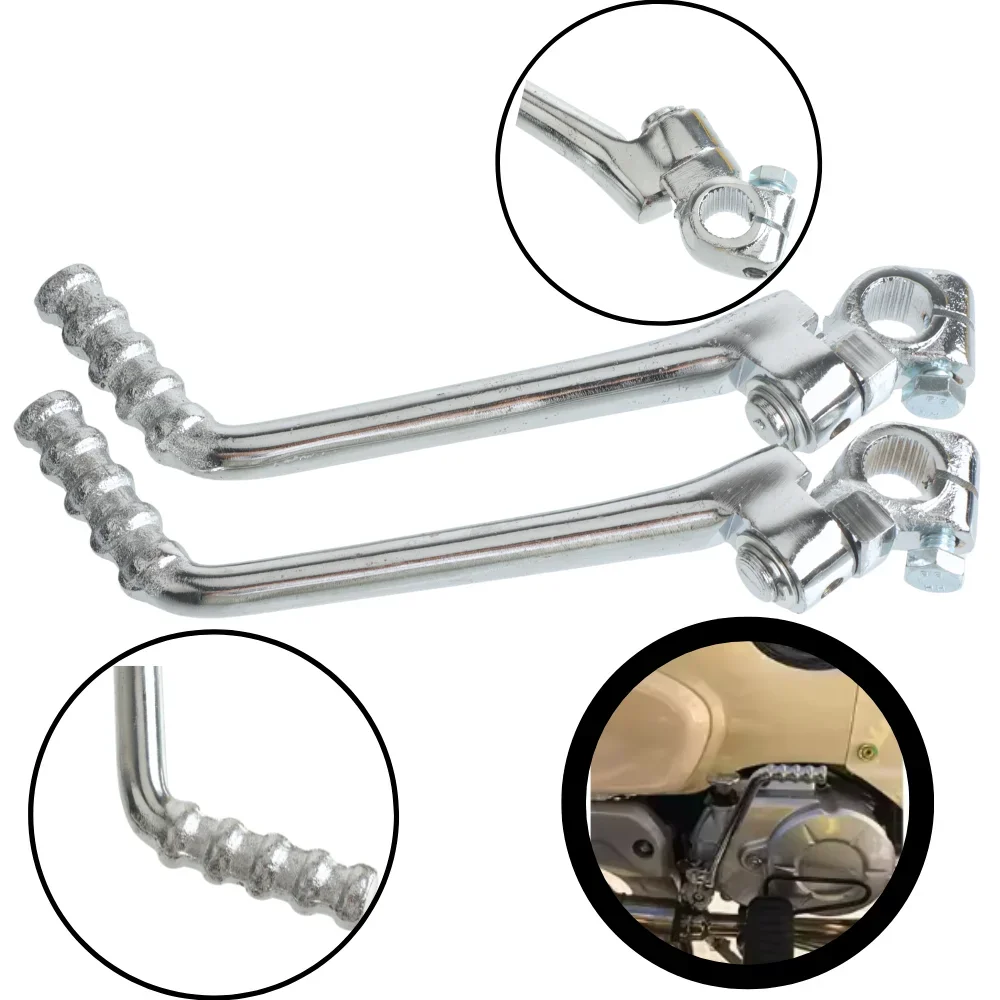 All Motorbike 16mm 13mm Kick Crank Starting Lever Foot Peg For 50cc 70cc 90cc 110cc 125cc 140cc 150cc 160cc KAYO SSR SDG BSE