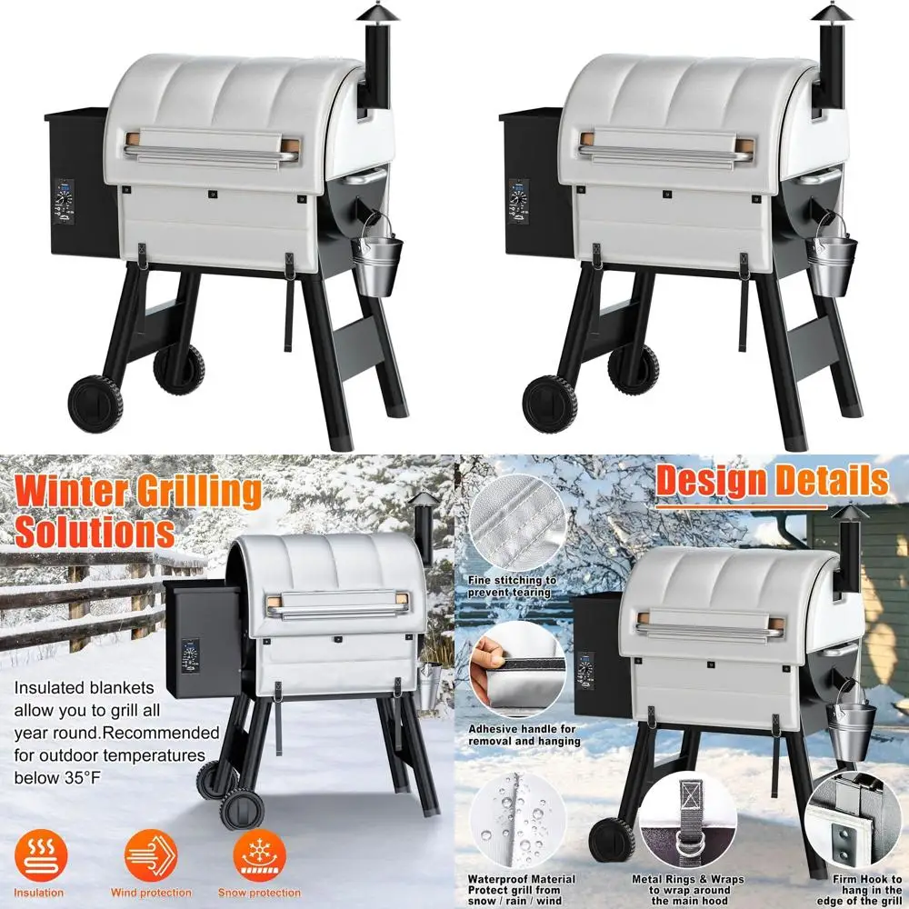 

Traeger Pro Series Insulation Cover for Pro 575, 22, 20 & Lil' Tex Elite - Heat Retention Blanket for Winter Pellet Grill Cookin