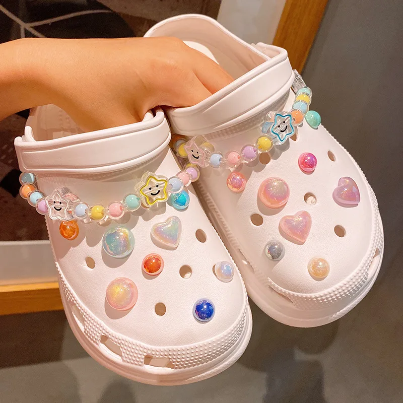 Top Selling Must Have Versatile Matte Frosted Bear Clog Charms Soft Resin Eye-Catching Pastel Stylish Daily Clog Ornaments view 3