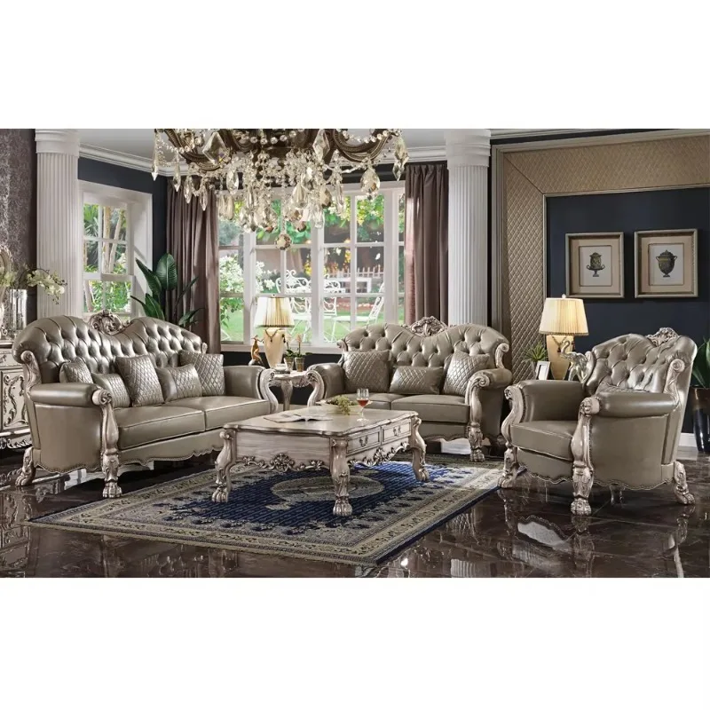 High Quality Home Luxury European Design Furniture Sofa Set Luxury  Living Room Sofa