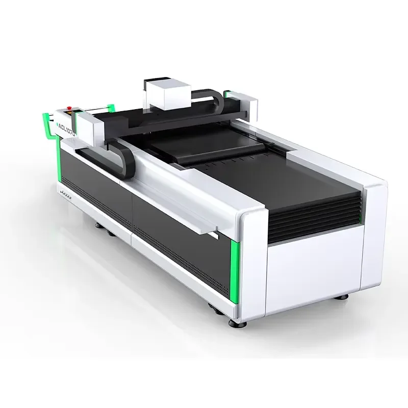 AOL1070 Automatic Sheet Cutter A3 A4 Sheet Cardboard Sticker Sheet Roller Cutting Machine With Crease Wheel Vibrating Knife