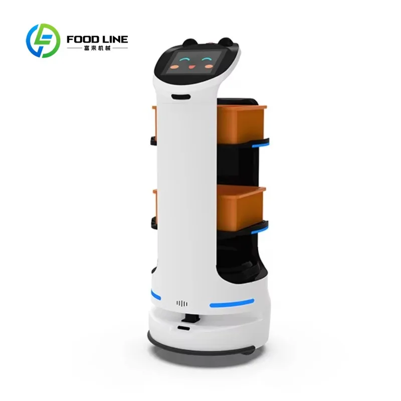 Customized Direct Factory Delivery Robot Automatic Navigation Commercial Robot with Wireless Charging Feature