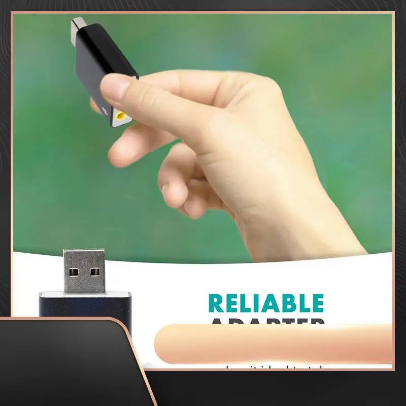 

Микрофон TRS 3,5 мм к стереоаудио Адаптер внешней звуковой карты USB 2.0 для ПК и Mac USB-вход к наушникам TRS 3,5 мм