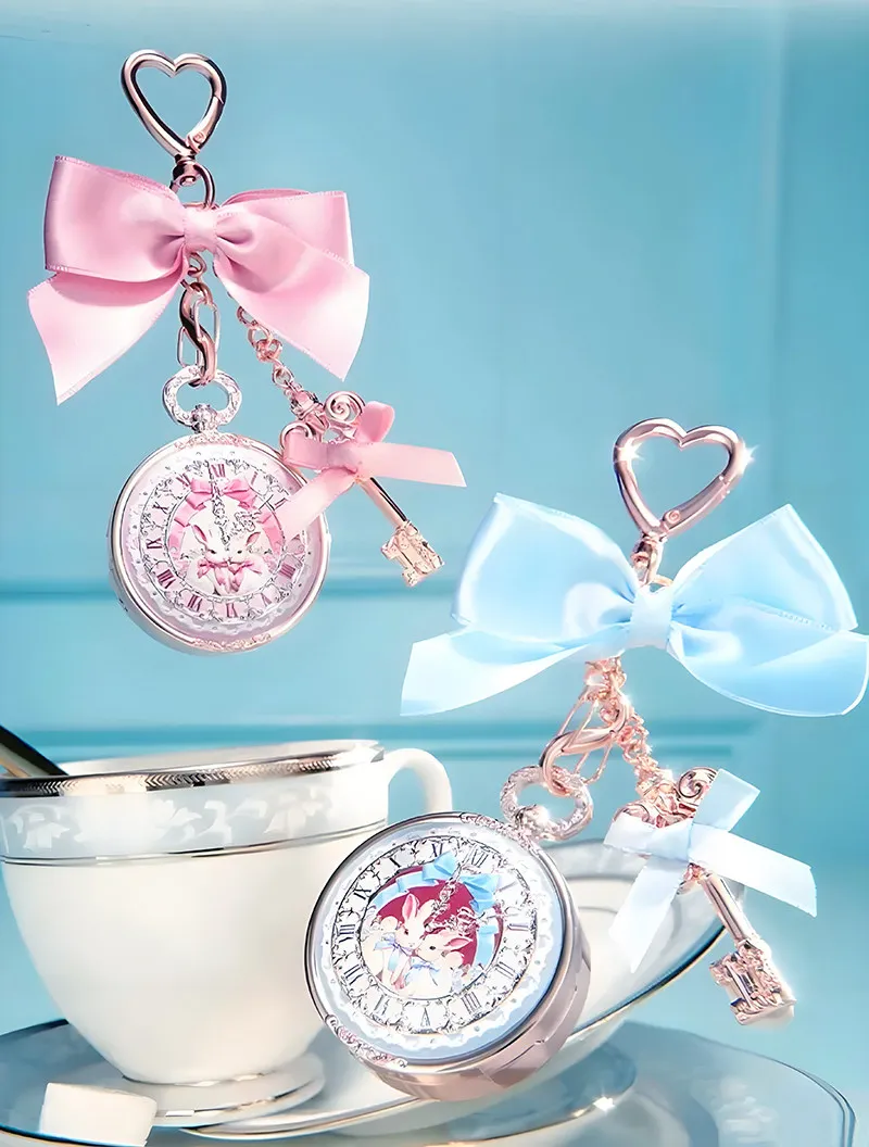 Flower Knows Strawberry Cupid Solid Balm Pendant Shell Pearl Sweetheart Bear Pendant
