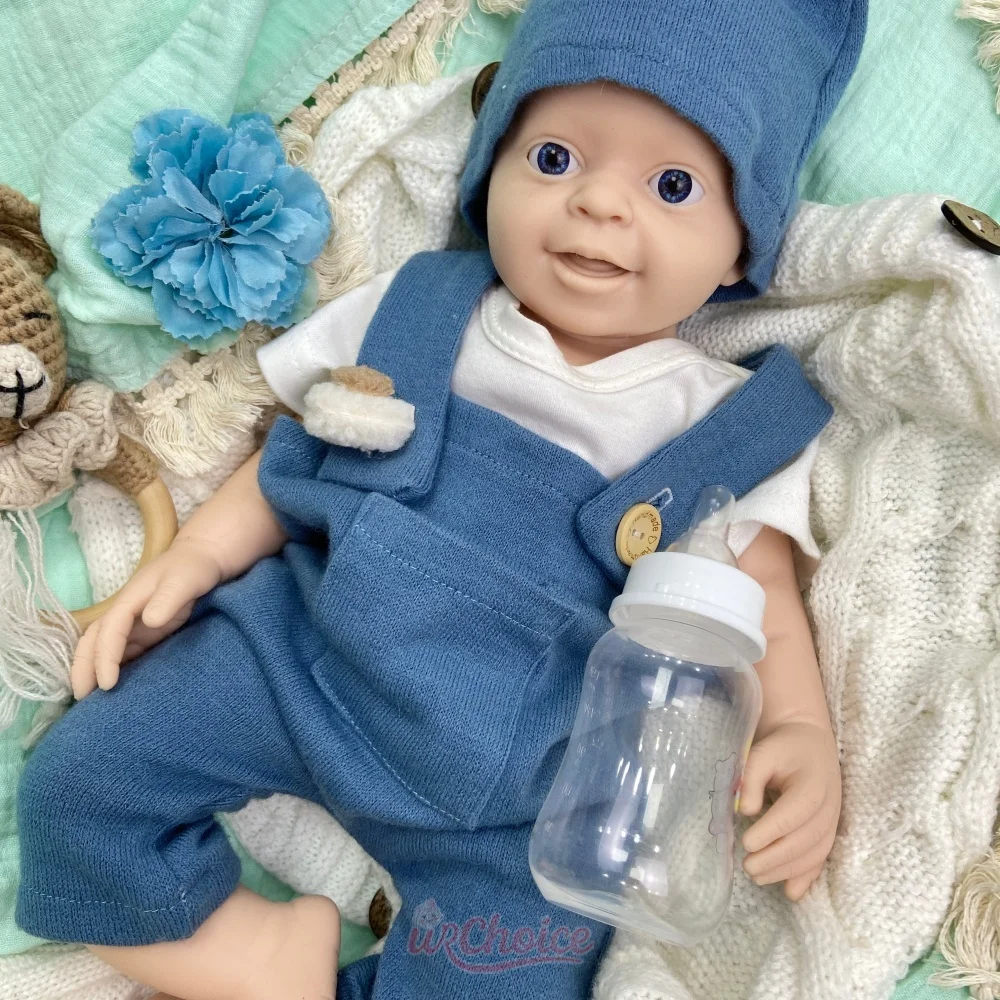 18inch Soft Touch Whole Body Silicone Reborn Doll Realistic Lovely Shape Stable Weight Blank Doll for Artist Collector