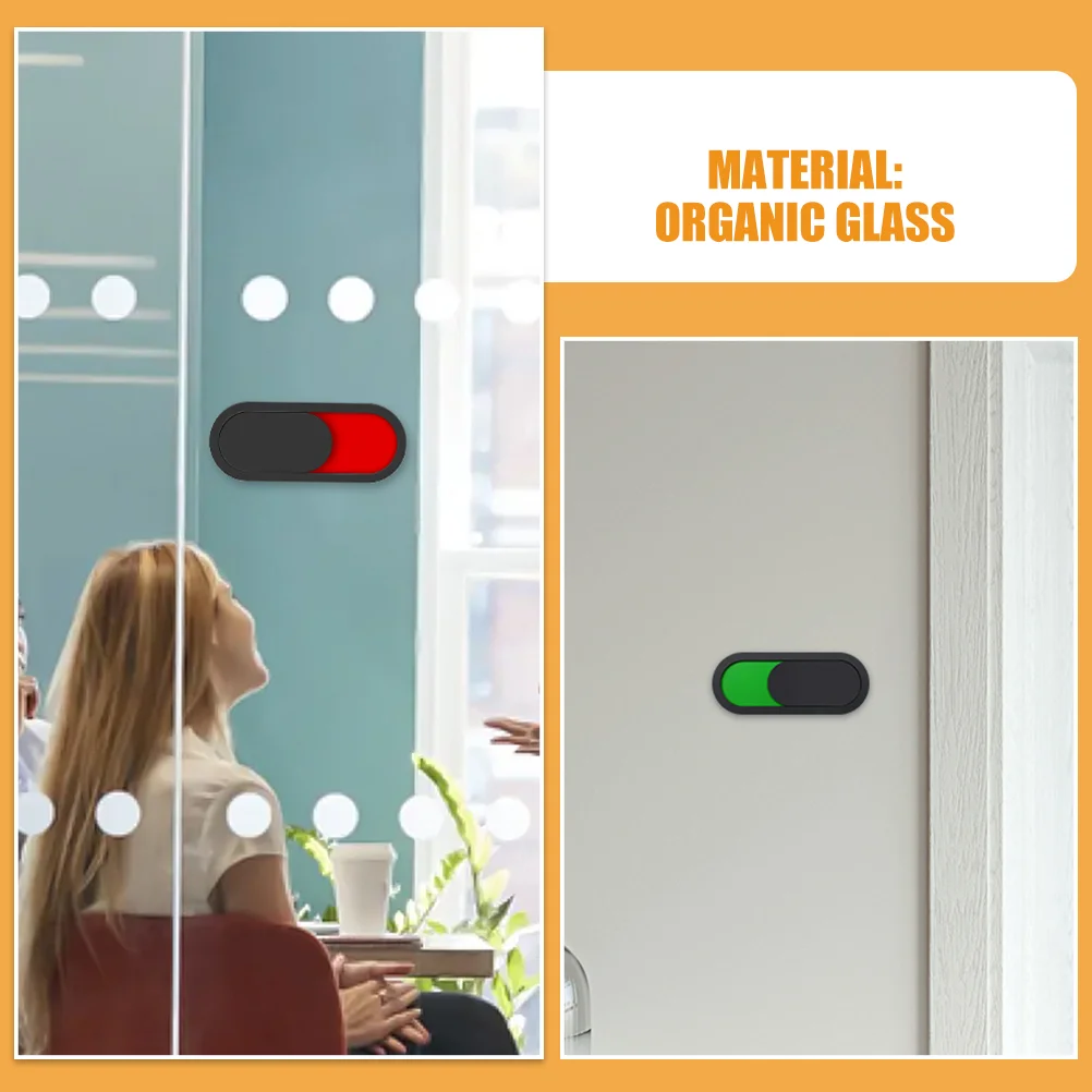 لافتة منزل مشغل لا تزعج لالتقاط اجتماع المكتب، لافتات نافذة الباب، حمام شغرة مشغول #2