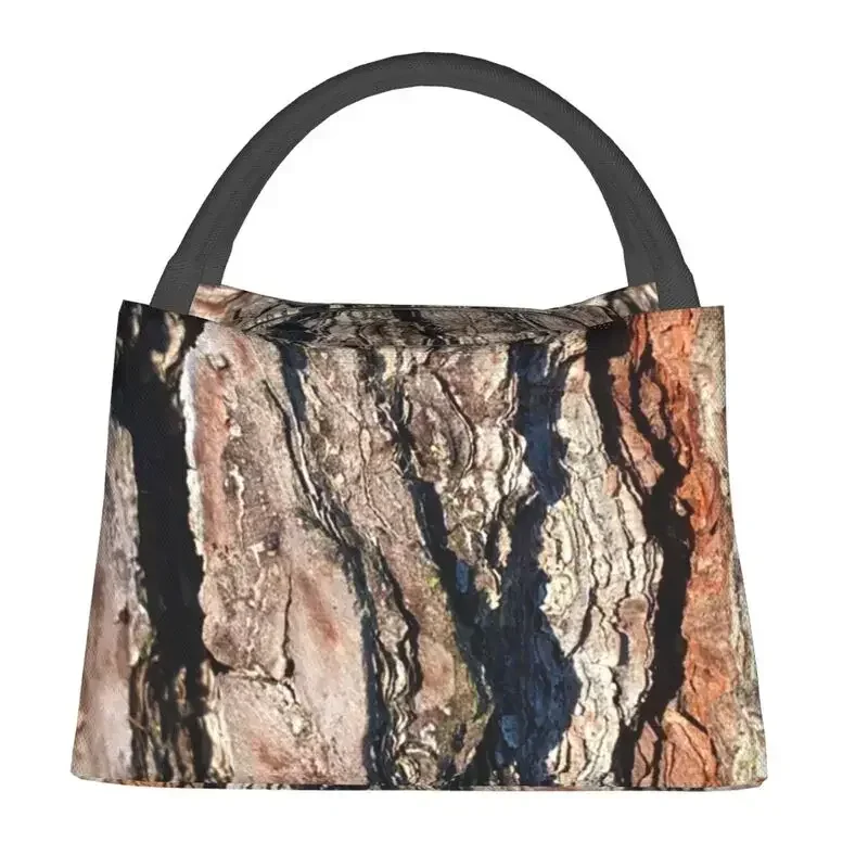 Custom Bark Up The Right Tree Camo Lunch Bags Men Women Cooler Warm Insulated Lunch Boxes for Work Pinic or Travel Lunchbag