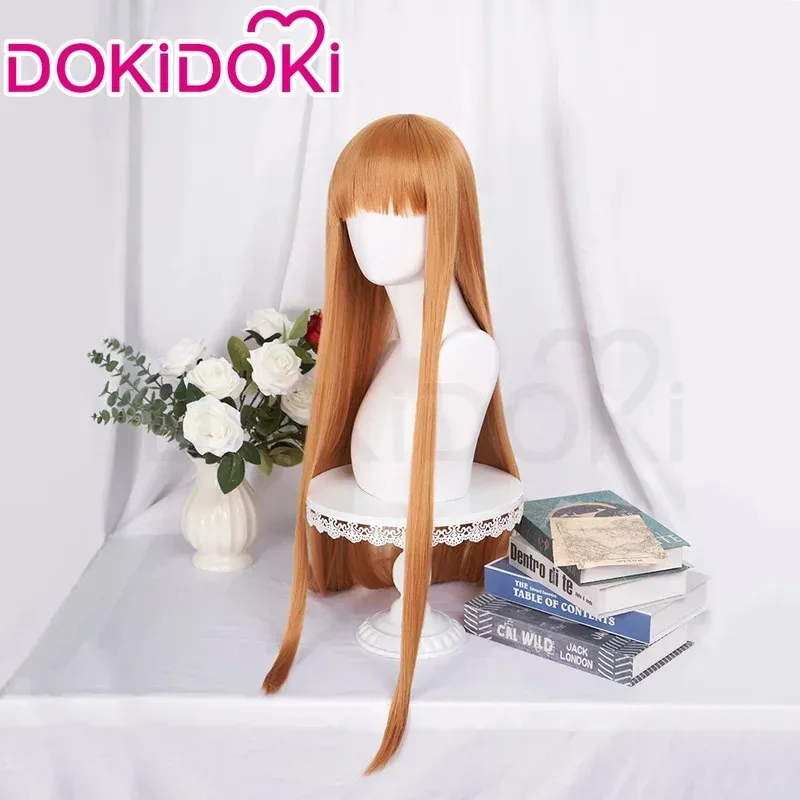 Wiwiwi 123 هولو أنيمي التوابل والذئب شعر مستعار DokiDoki المرأة تأثيري الشعر الأرجواني مقاومة للحرارة الاصطناعية هالوين