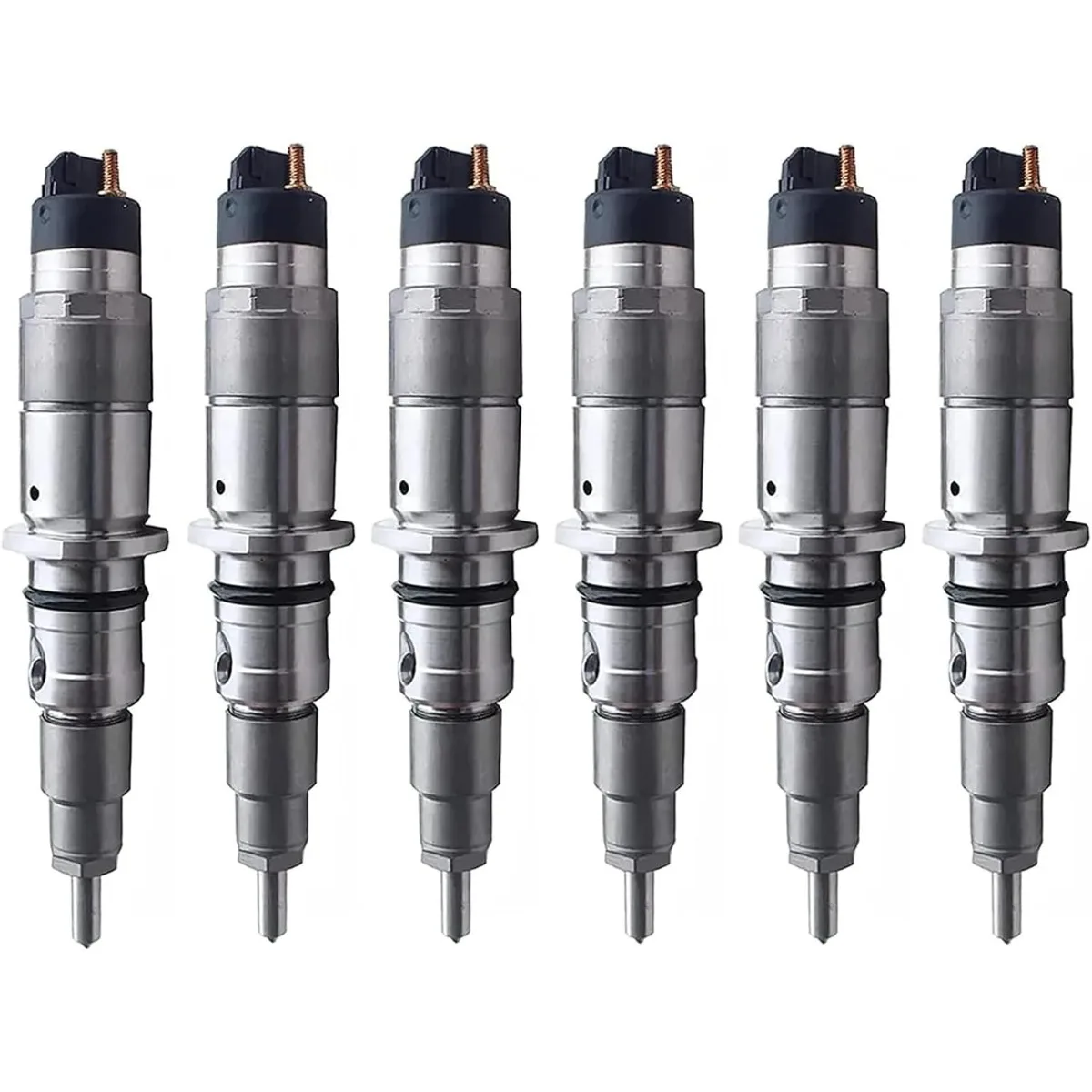 

6PCS 0445120125 Fuel injector for Komatsu 6D114 PC300-8 Excavator Engine