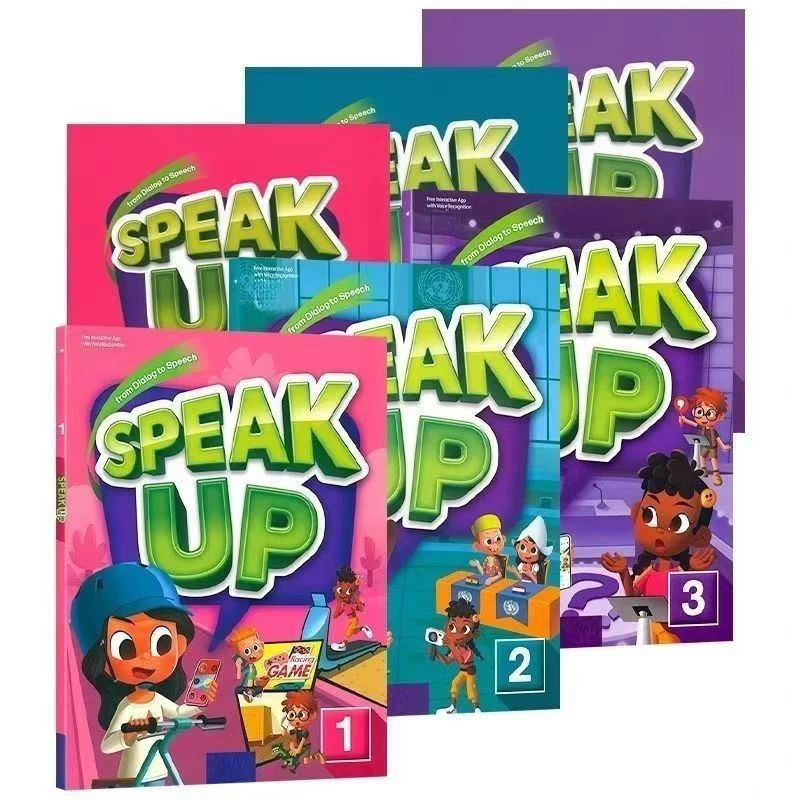 2 book Speak Up Level 1/2/3 Student Book & Portfolio from Dialog to Speech English Learning Book