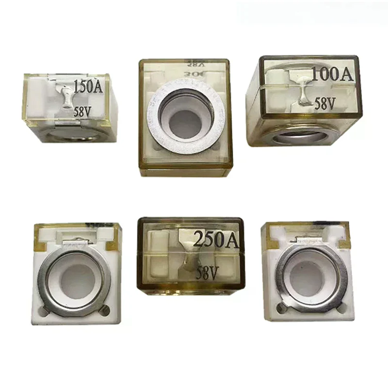 30A-600A Battery Terminal Mount Fuse Block Kit 58V With Single Stud 5/16