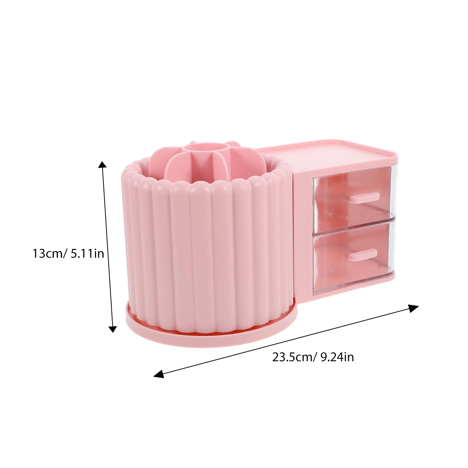 Rotatable Pen Holder Desk Pencil Brush Organizer Desktop Storage Multi Functional Office Desktop Storage Pen Organizer