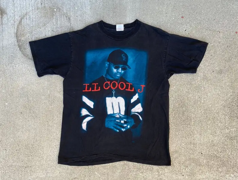 ROCK BANDVintage 1995 LL Cool J “Mr. Smith” Album Promo Tee Sz. LHip - Hop