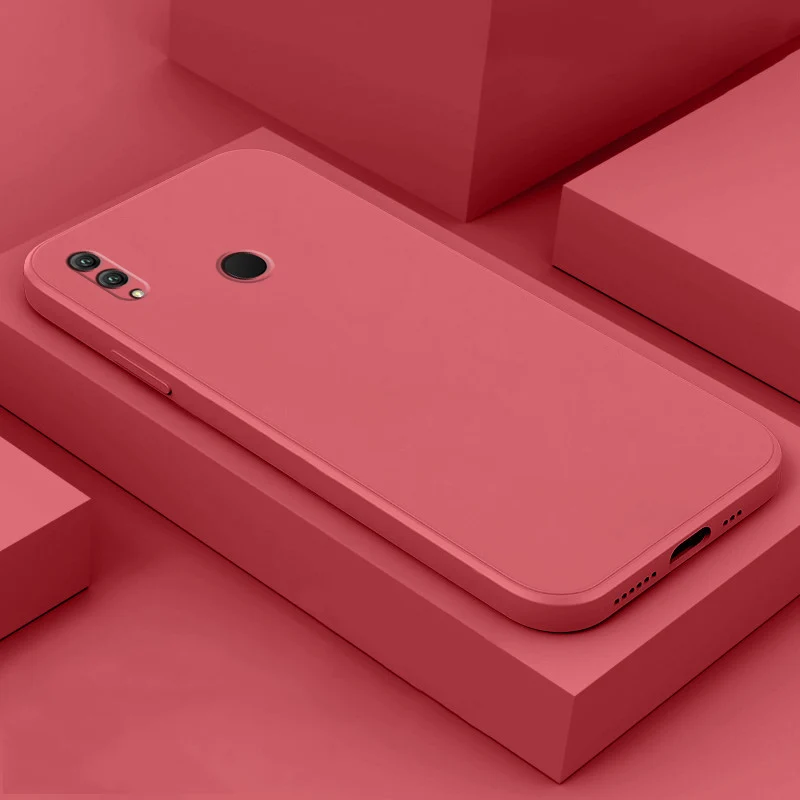 Fashion Square Frame Silicone Phone Case For Huawei Honor Note 10 Coque Matte Soft Back Cover