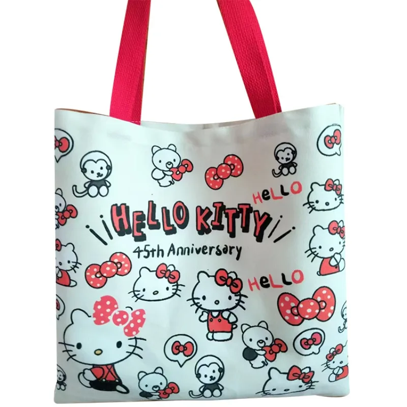 

Cute Hello Kitty Bag Kawaii Cartoon Anime Women Supplies Decoration and Storage Desktop Ornaments Student Girl Gift Wholesale