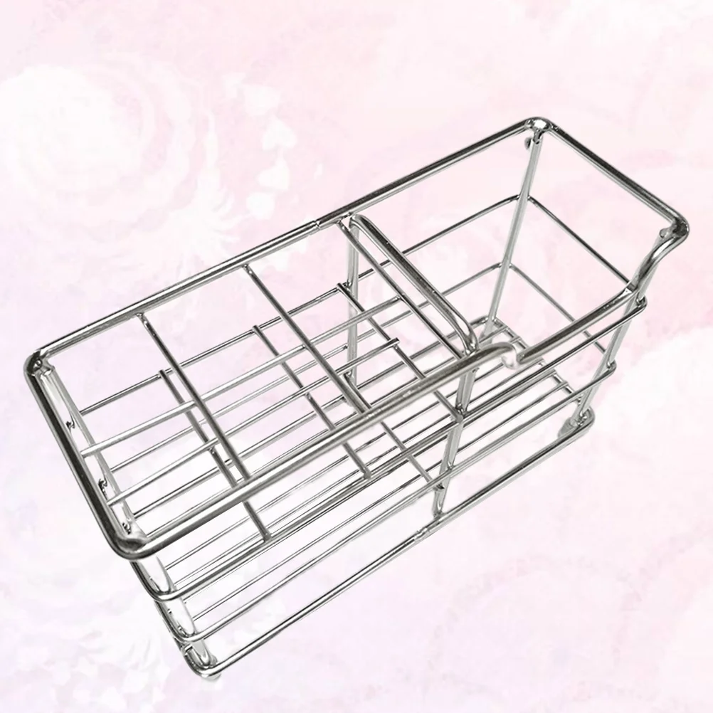 

Stainless Steel Toothbrush Holder Metal Toothpaste Rack Bathroom Storage Organizer Large Slots Toothbrush Rack