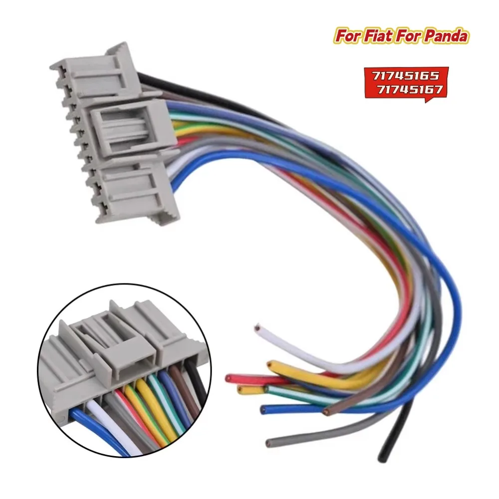 Control unit connector replacement wiring kit 71745165 71745167 for Fiat/For Panda Direct fit harness repair for vehicle systems