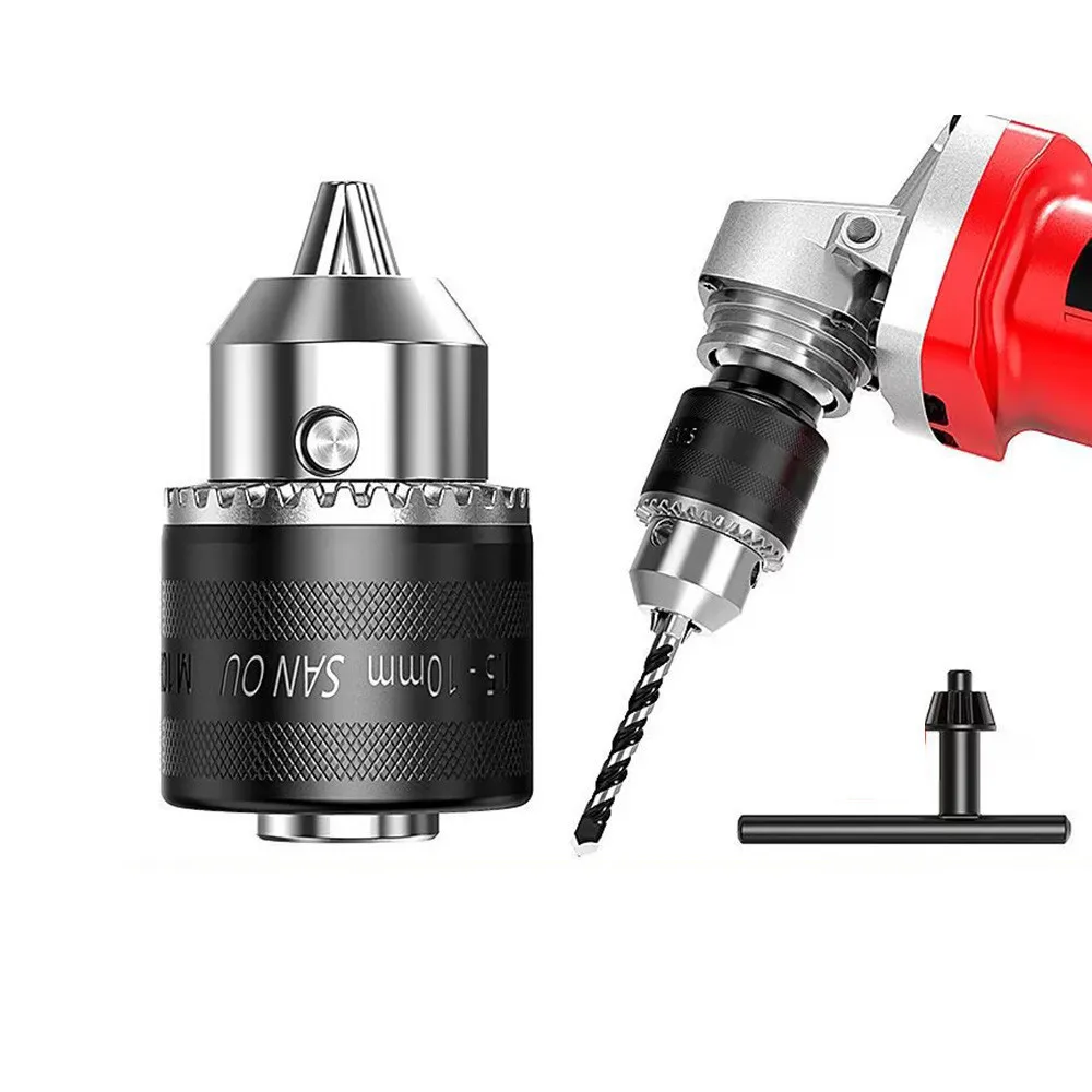 M10 Angle Grinder Electric Hand Drill Socket Chuck Conversion Collet Quick Change Convert adapter