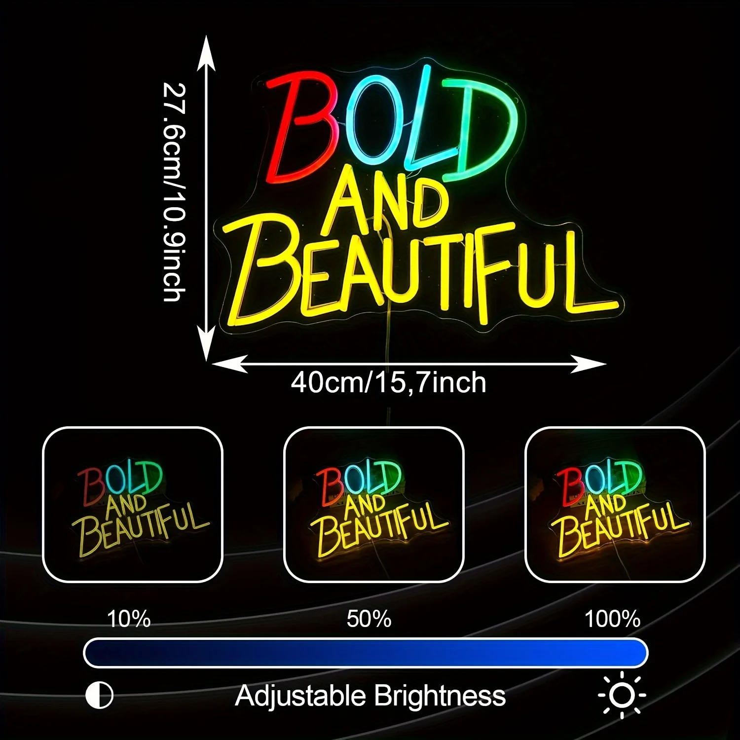 Смелая и красивая неоновая вывеска, светодиодное неоновое украшение на стену, красочный текст, освещение комнаты, свадьбы, вечеринки, семейного бара, украшение, вывеска