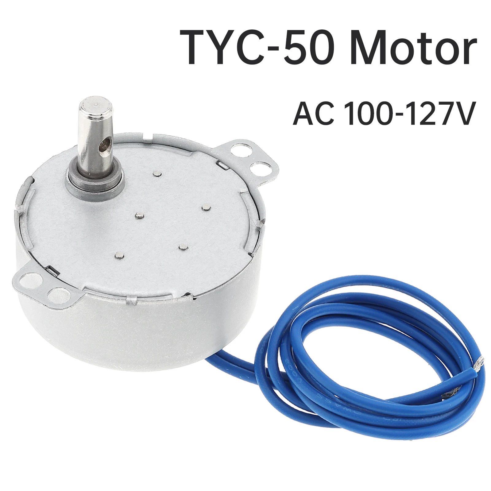 Moteur synchrone TYC50 / 50TYZ / TYJ50 AC 100-127V 0.8-18 tr/min 4W CW/CCW moteur à aimant Permanent pour présentoir/support de secousse