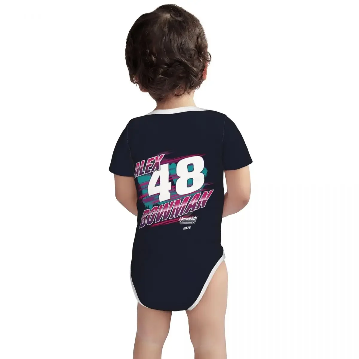 Alex Bowman 48 Baby Bodysuit Unisex Shirt Cotton Newborn Onesie Boy Girl Undershirt Outfit Baby Romper