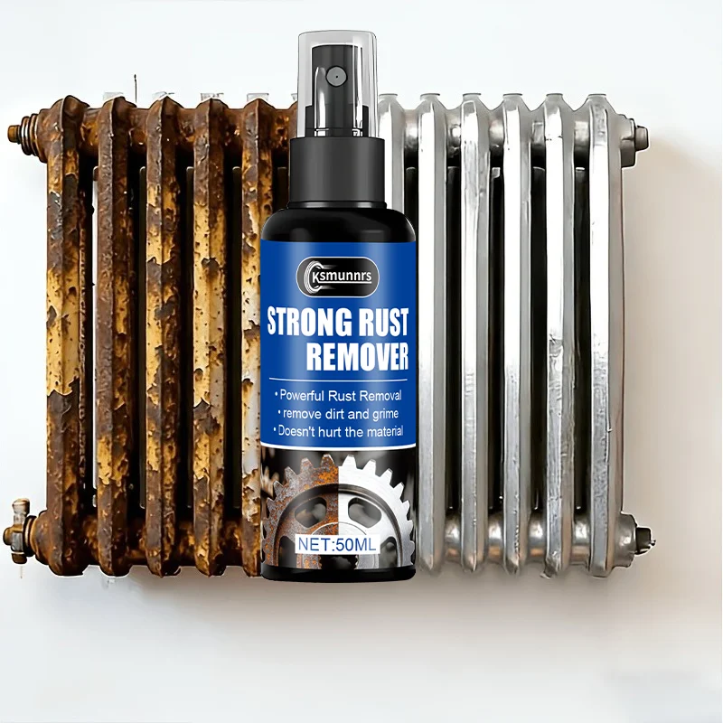 Metal Rust Remover Spray, Rust Stain Remover, a Versatile Quick Rust Spray for Vehicles, Tools, and Chains