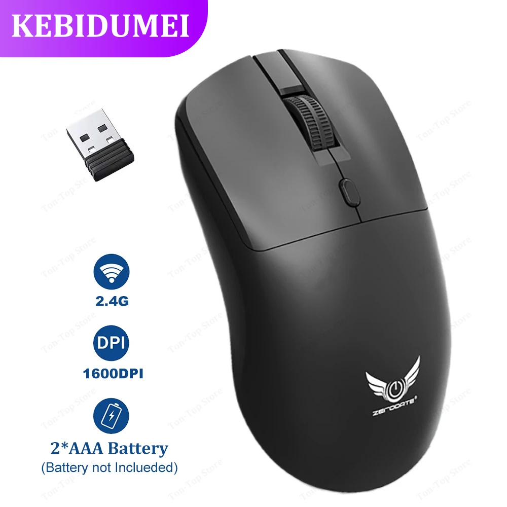 

Wireless Mouse Ergonomic Gaming Mouse Mouse 2.4G Wireless Mouse Mice 3 Levels 1600 DPI Mouse for PC Computer Laptop Macbook Pro