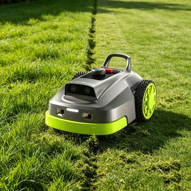 Automatic Robot Lawn Mower 650W Self Charging Compact Design for Small Garden Yard Grass Cutting Machine 3 Hours Runtime