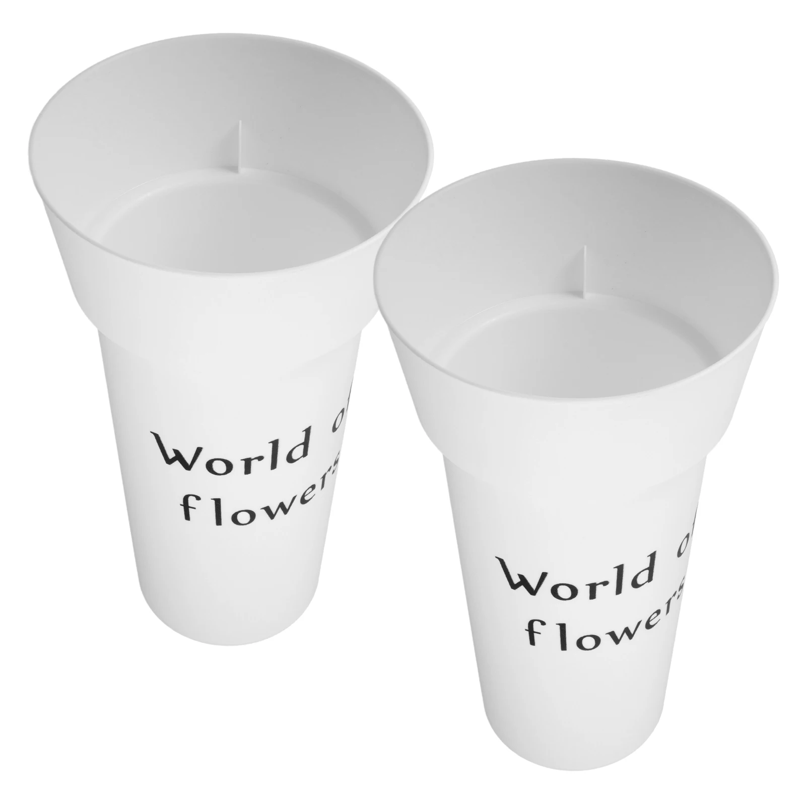 

2Pcs Vintage Flower Buckets Creative Modern Flower Storage Containers for Home Balcony Office Decoration Container