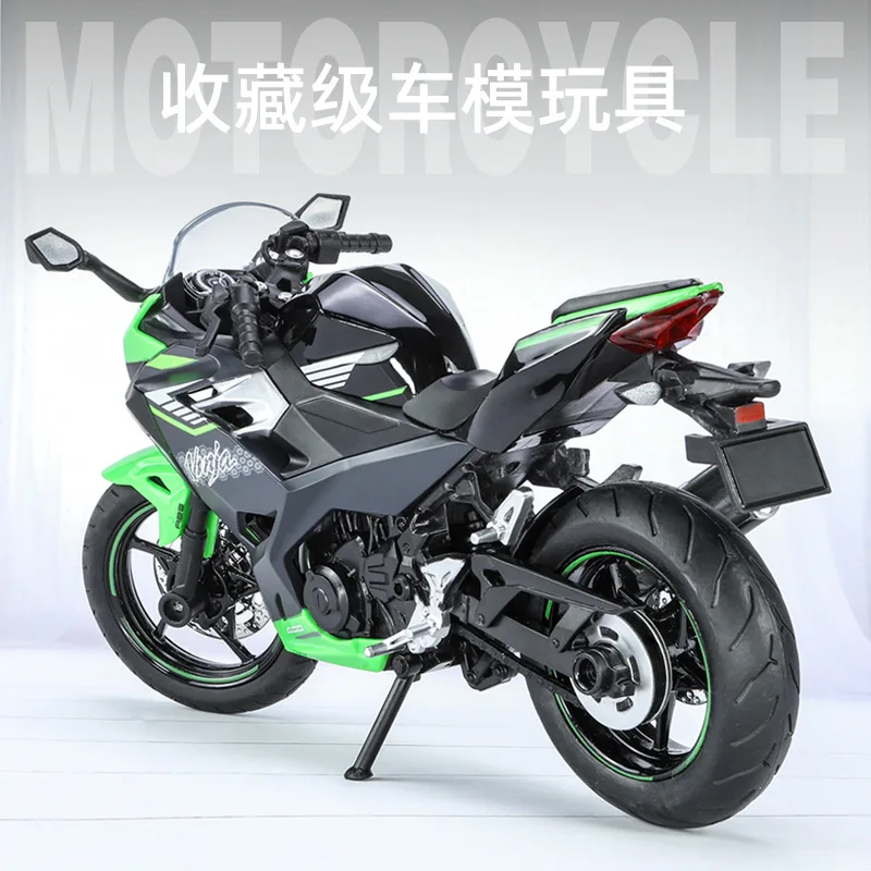 n.　400i ① 1:12 Kawasaki Ninja 400 Alloy Die Cast Motorcycle Model Toy