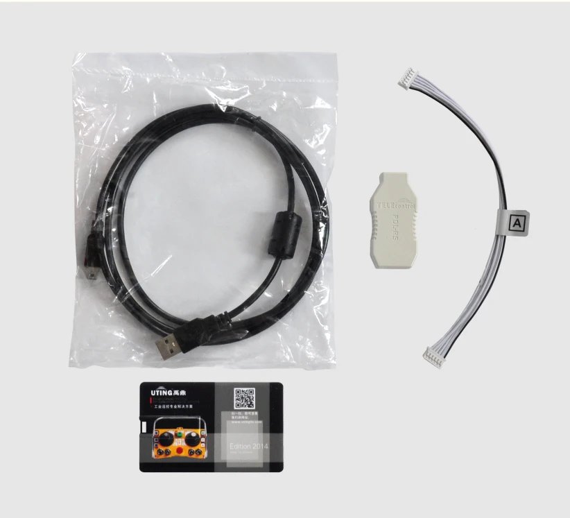2026 Telecontrol wireless industrial hoist crane radio remote control data line software and cable for relay program