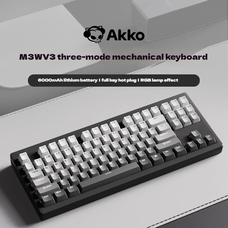 MonsGeek M3W V3 Keyboard Mekanis Paduan Aluminium Koneksi Tiga Mode Keycap PBT Dapat Disesuaikan Notebook Keyboard Gaming RGB