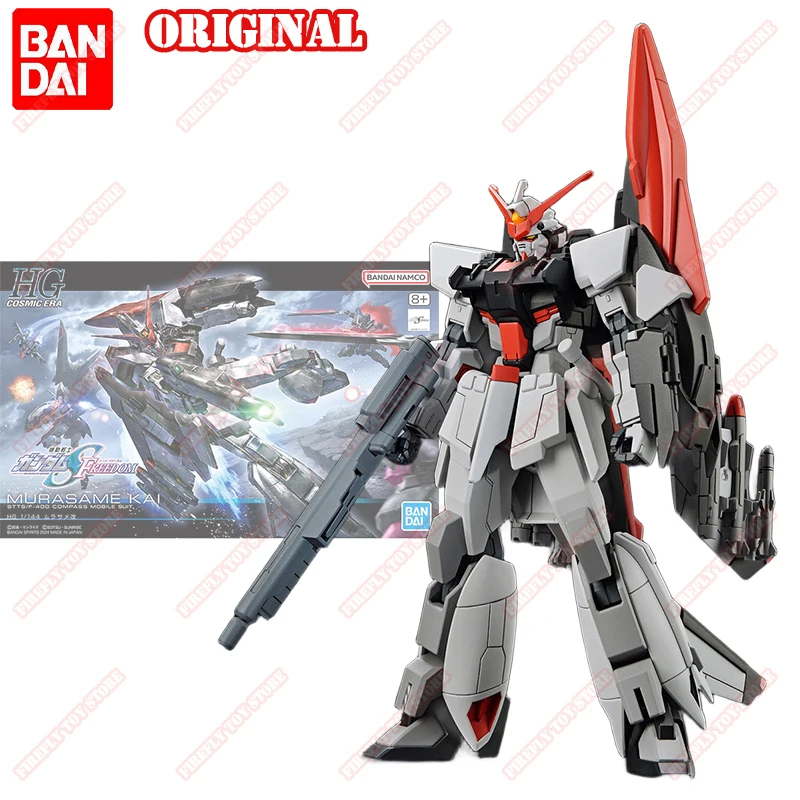 

BANDAI Original GUNDAM HGCE Animation Game Peripheral Toys Murasame Kai Assembly Movable Anime Action Figure Model Collection