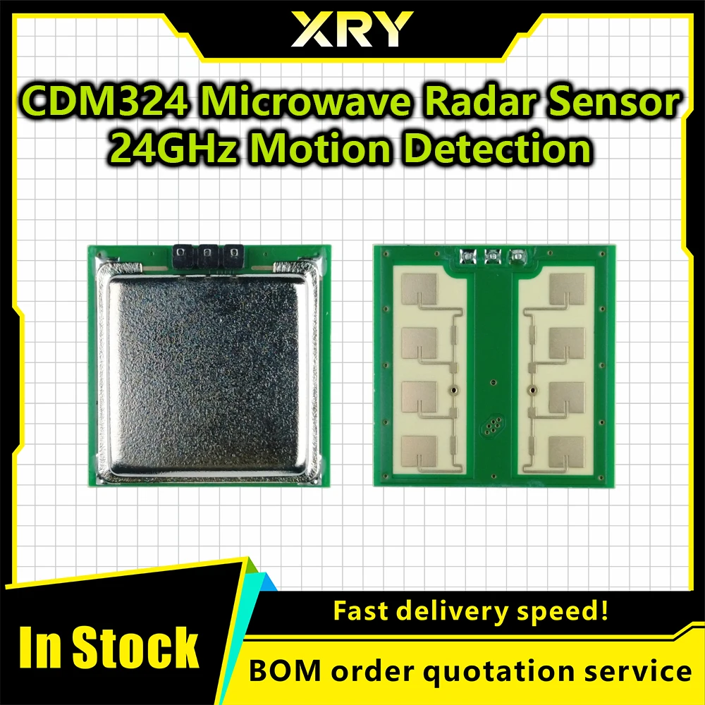 Radar Sensor CDM324 Microwave Human Body Induction Module 24G 24.125g Radar Induction Switch Sensor