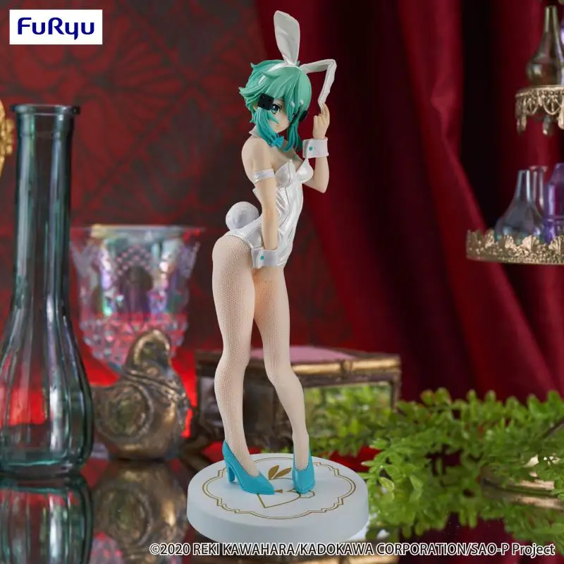 Original FuRyu Sword Art Online BCB Asada Shino Bunny Girl PVC Anime Figure Action Figures Model Toys