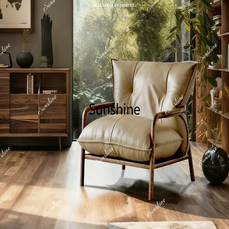 

Italian minimalist single sofa chair living room balcony study B & B hotel leisure
