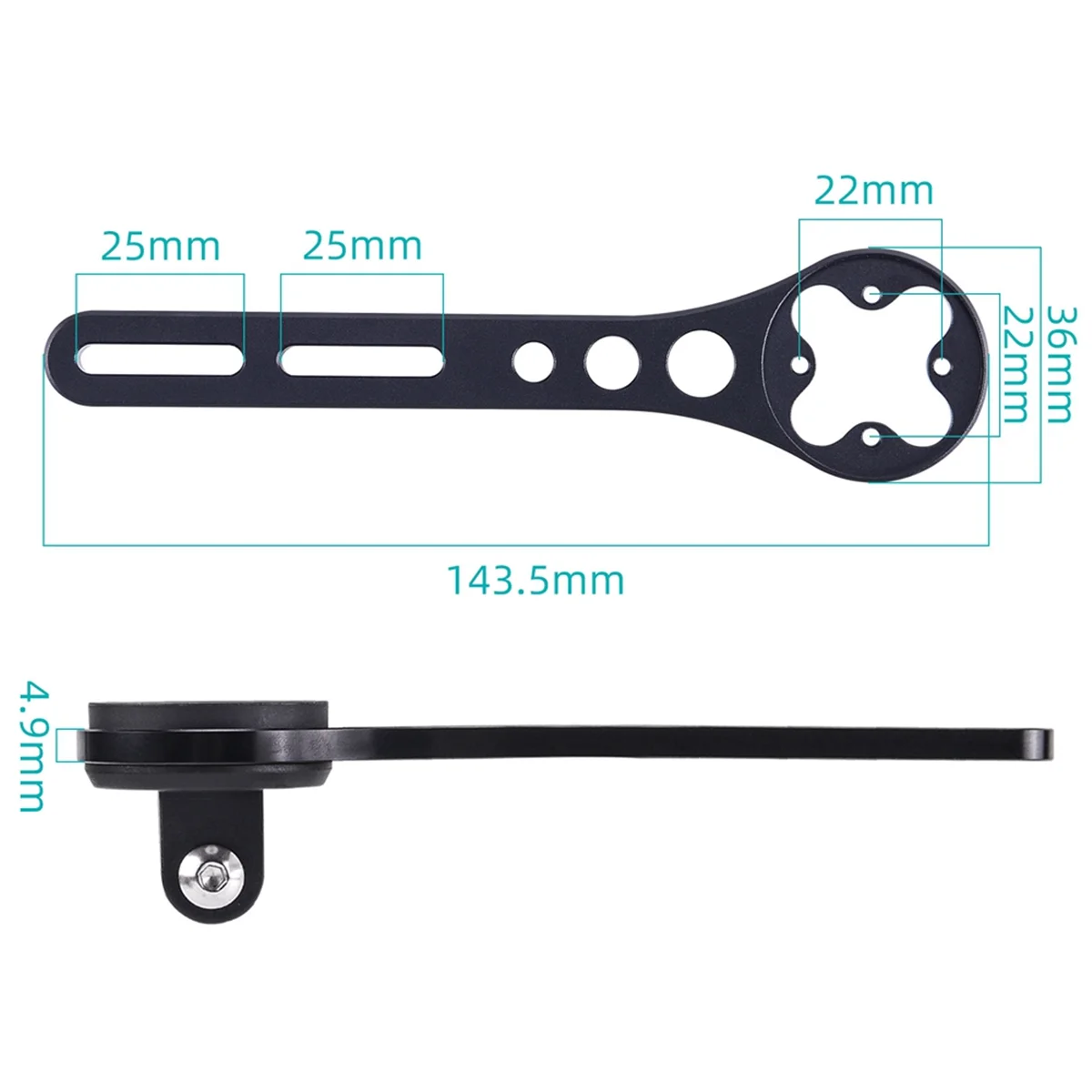 A71P دراجة حامل كاميرا الكمبيوتر الدراجة المقود جبل المعدات الطريق الجبلية الدراجات قوس ل #5